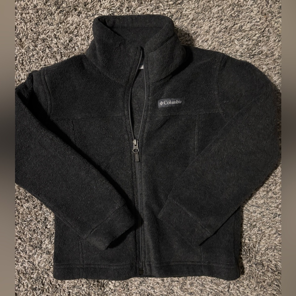 Kids Columbia Gray Fleece Jacket